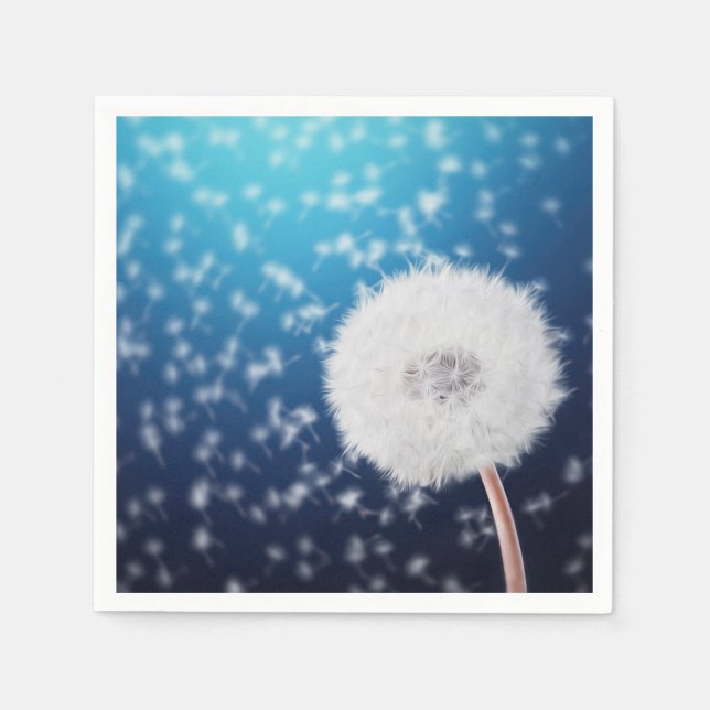 Servilleta De Papel Naturaleza de la primavera de Dandelion (Anverso)