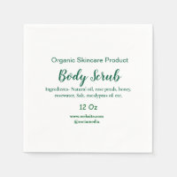 Naturaleza verde orgánica exfoliación corporal man