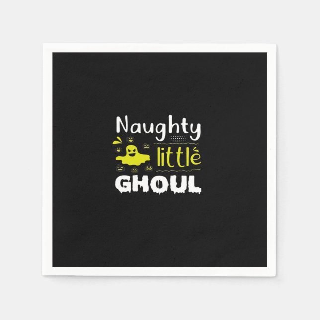 Servilleta De Papel Naughty Little Ghoul (Anverso)