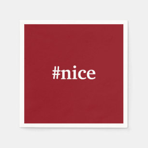 Servilleta De Papel Naughty Nice Navidades Fiesta de cócteles Napkin