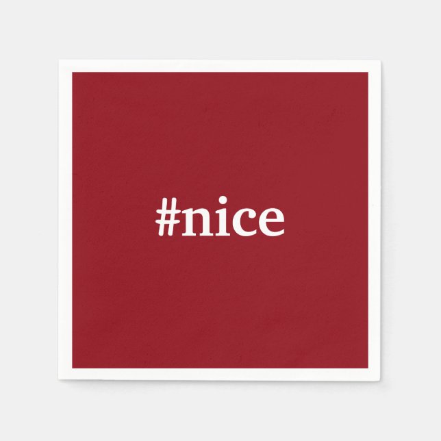 Servilleta De Papel Naughty Nice Navidades Fiesta de cócteles Napkin (Anverso)