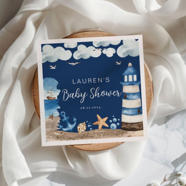 Servilleta De Papel Náuseas Baby Shower Napkins (Subido por el creador)