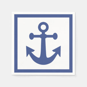 Servilleta De Papel Nautical Anchor papel servilletas