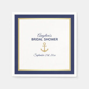 Servilleta De Papel Nautical Bridal Shower