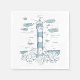 Servilleta De Papel Nautical Theme Paper Napkin
