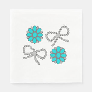 Servilleta De Papel Navajo Pearl Bow Napkins