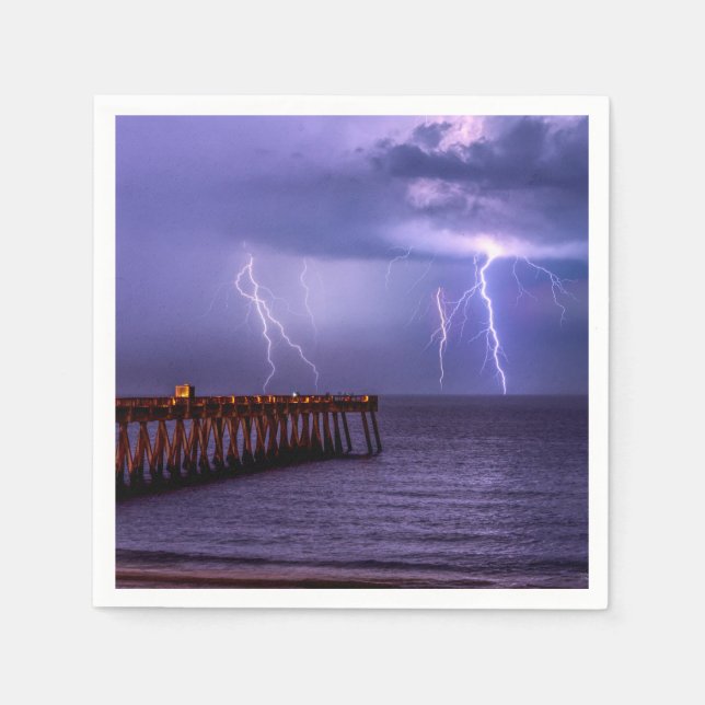 Servilleta De Papel Navarre Florida Lightning Storm (Anverso)