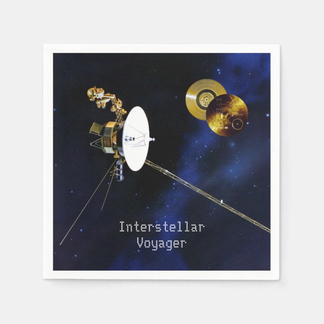 Servilleta De Papel Nave espacial interestelar Voyager (Anverso)