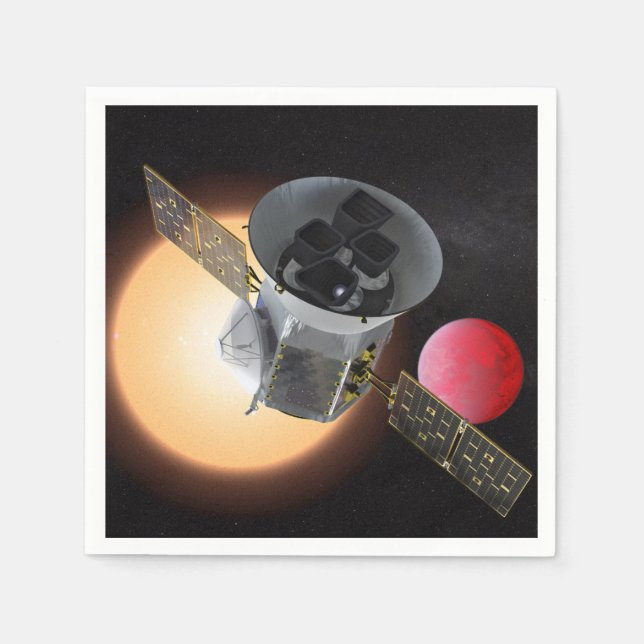 Servilleta De Papel Nave espacial TESS Planet Hunter (Anverso)