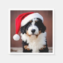 Servilleta De Papel Navidad Bernedoodle