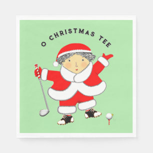 Servilleta De Papel Navidad de golf