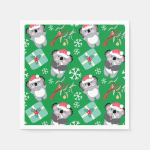 Servilleta De Papel Navidad de Koala Adorable