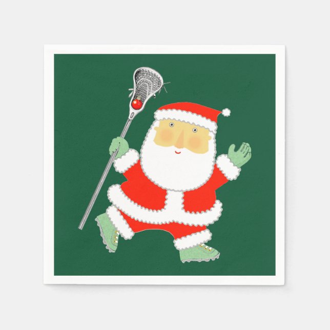 Servilleta De Papel Navidad de Lacrosse (Anverso)