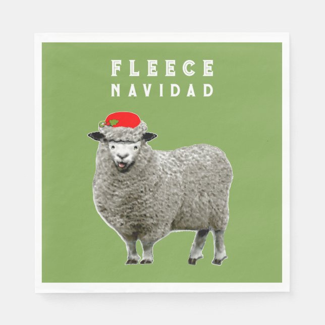Servilleta De Papel Navidad divertida (Anverso)