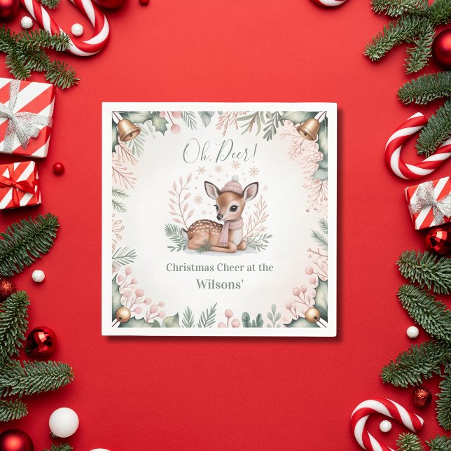 Servilleta De Papel Navidad Familiar Personalizada (Subido por el creador)