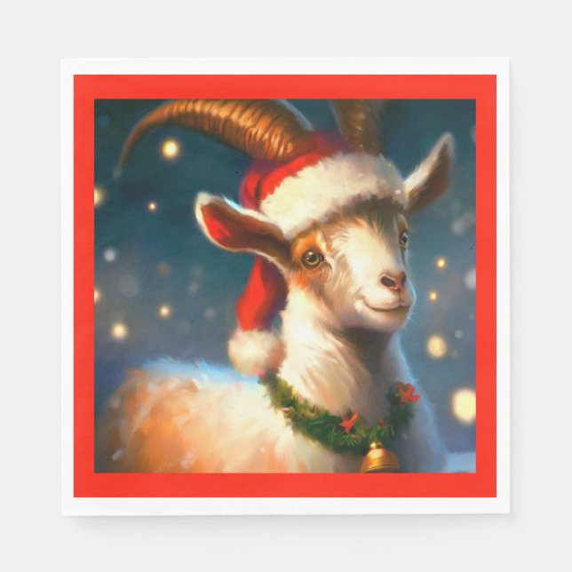 Servilleta De Papel Navidad Goat 2 (Anverso)