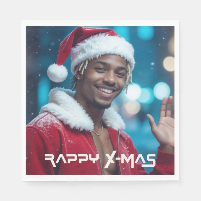 SERVILLETA DE PAPEL NAVIDAD RAPPY (Anverso)