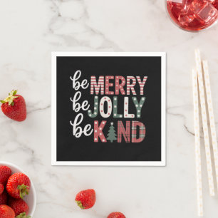 Servilleta De Papel Navidad Sé Amable Profesor Feliz Navidad Árbol Ale
