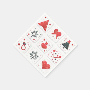 Servilleta De Papel Navidad Vintage Feliz