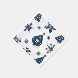 Servilleta De Papel Navidad Vintage Feliz