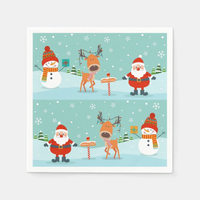 Servilleta De Papel Navidades (Anverso)