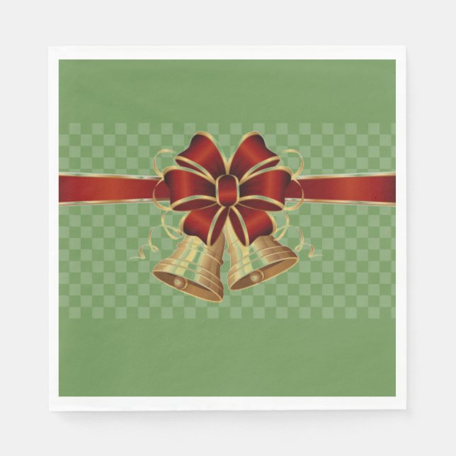 Servilleta De Papel navidades alegres Papel Napkin (Anverso)