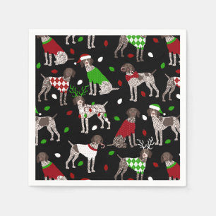 Servilleta De Papel Navidades Alemán Shorthairal Pointer Napkins