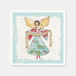 Servilleta De Papel Navidades Angel Peace on Earth