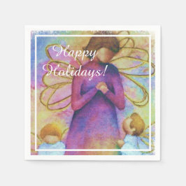 Servilleta De Papel Navidades Angels Fiesta