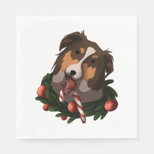 Servilleta De Papel navidades australianos Shepherd Classic T-Shirt