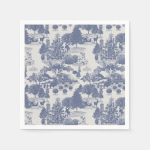 Servilleta De Papel Navidades azules Winter Wonderland
