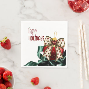 Servilleta De Papel Navidades bautizados con un ancho de banda y cinta