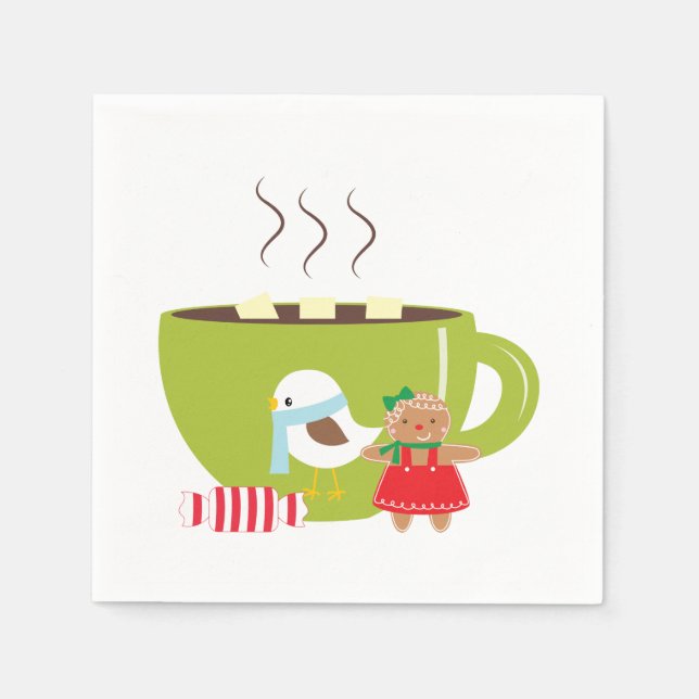 Servilleta De Papel Navidades Bebing Napkin (Anverso)