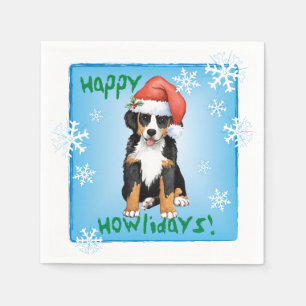 Servilleta De Papel Navidades Bernese MountaIn Dog