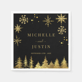 Servilleta De Papel Navidades Boda de Pinos de Woodland