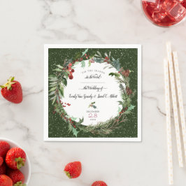 Servilleta De Papel Navidades Boda de temporada 2 servilletas