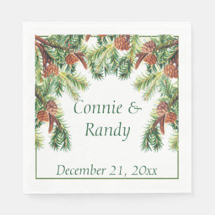 Servilleta De Papel Navidades Boda Napkins