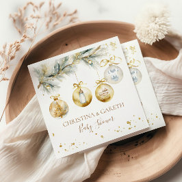 Servilleta De Papel Navidades Boho Merry Little Baby Shower