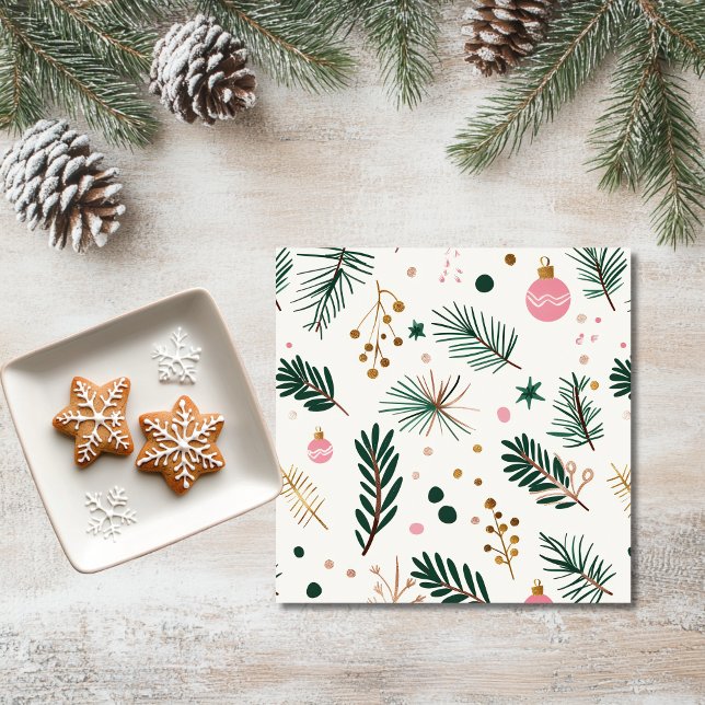 Servilleta De Papel Navidades botánicos singulares (Subido por el creador)