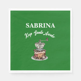 Servilleta De Papel Navidades cafetaleros de Mikitiez citan cafeína ad