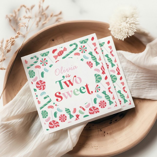 Servilleta De Papel Navidades Candy Two Sweet 2º cumpleaños (Subido por el creador)