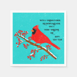 Servilleta De Papel Navidades cardinales Toallas mágicas