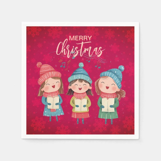 Servilleta De Papel Navidades Carol (Anverso)