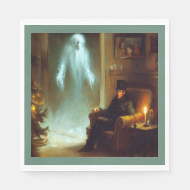Servilleta De Papel Navidades Carol Fantasma de Navidades del pasado (Anverso)
