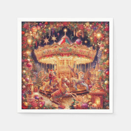 Servilleta De Papel ¡navidades Carousel Joy' Papel Napkins!