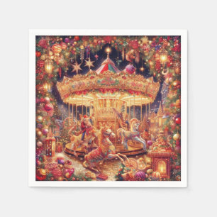 Servilleta De Papel ¡navidades Carousel Joy' Papel Napkins!