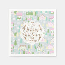 Navidades Casas Gris