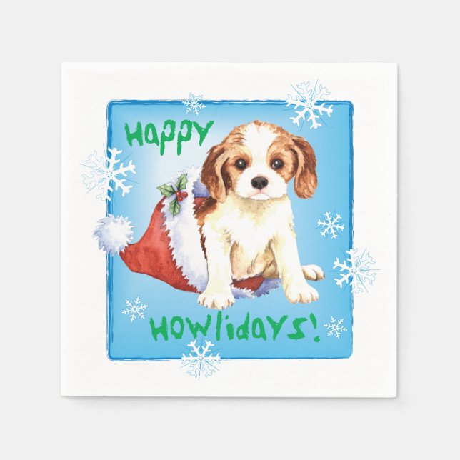 Servilleta De Papel Navidades Cavalier (Anverso)