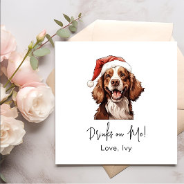 Servilleta De Papel Navidades Cavalier Charles Dog Personalizado