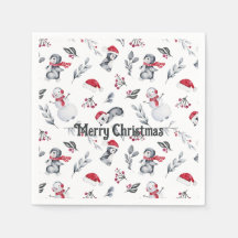 Navidades celebran fiesta de nieves en pingüino